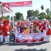 Pawai Alegoris HUT Ke-80 RI di Agam Meriah