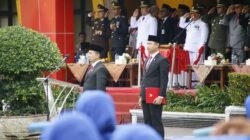 Ketua DPRD Agam H. Ilham, Lc. MA Hadiri Upacara HUT RI ke-80 di Lapangan Kantor Bupati