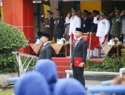 Ketua DPRD Agam H. Ilham, Lc. MA Hadiri Upacara HUT RI ke-80 di Lapangan Kantor Bupati