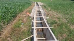 Kegiatan Pekerjaan Saluran Irigasi Banda Bintuangan Dilaksanakan Asal Jadi Diduga “ Proyek Siluman ”