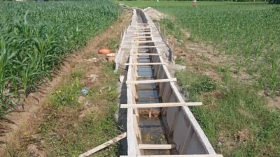 Kegiatan Pekerjaan Saluran Irigasi Banda Bintuangan Dilaksanakan Asal Jadi Diduga “ Proyek Siluman ”