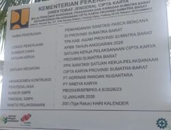 Karut – Marut  Pelaksanaan Proyek Sanitasi Pasca Bencana Di Agam Yang Dikerjakan PT Nindiya Karya